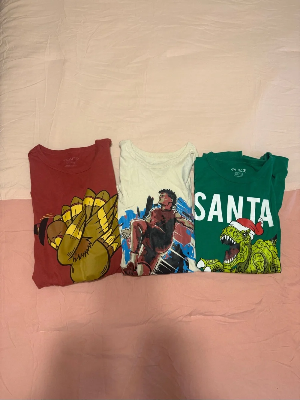 The Children's Place Graphic Long Sleeve Tee Bundle (Size 10-12)